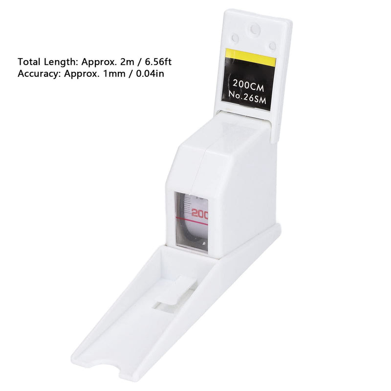 [Australia - AusPower] - 200 cm Altimeter Measuring Height Ruler Altimeter Home Use Wall-Mounted Retractable Tape Measure Meter, Other Measuring Tools 