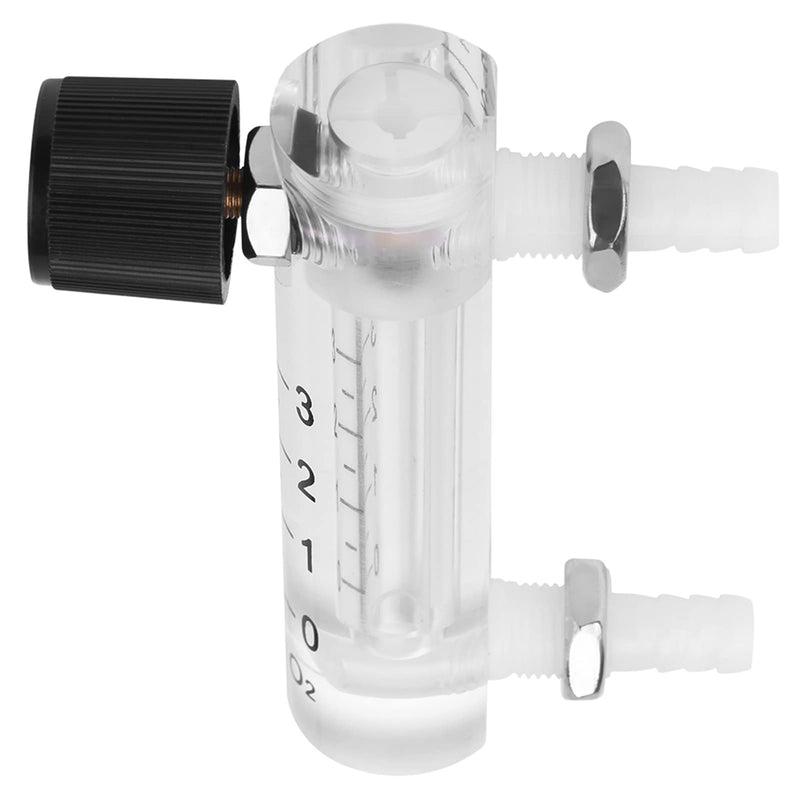 [Australia - AusPower] - Professional Gas Flow Meter Tester, LZQ-2 Flow Meter 0-3LPM Flow Meter Oxygen Air Flow Meter with Control Valve for Oxygen/Air/Gas 