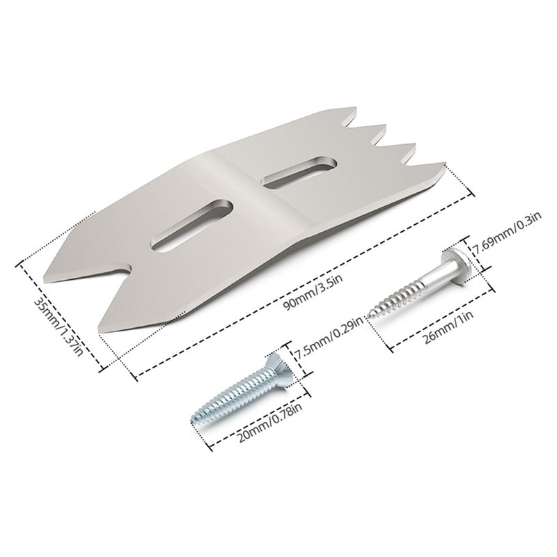 [Australia - AusPower] - Aramox 4 Piece Woodpeckers Clamp Dogs for Plate Smoothing Router Wood Plate Fixing Clamp Woodworking Boundary Clamp Set 