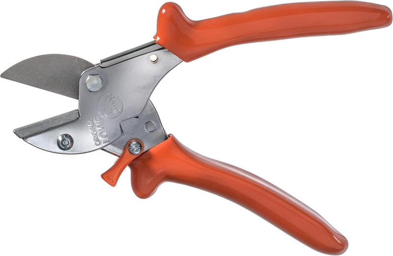 Original LÖWE 5 Professional Anvil Pruning Shears 5.107 with Stainless and Non-Stick Coated Steel Blade - Handy and Lightweight Pruning Shears Ideal for Cutting Apple Trees, Pear Trees & Orchard Work Inward curved handle