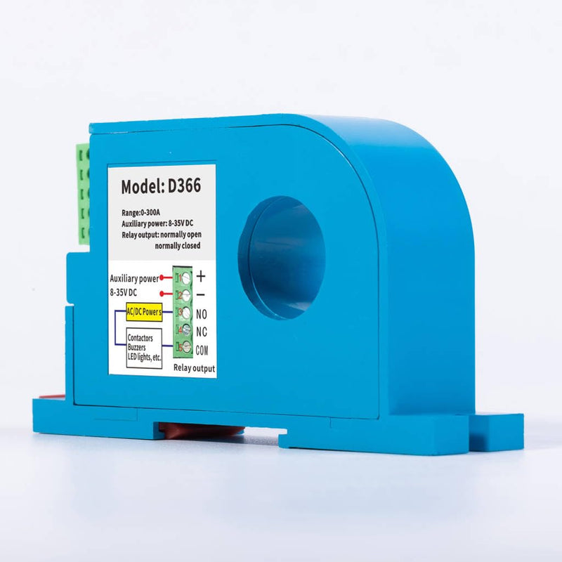 [Australia - AusPower] - DC Current Switch,Current Sensing Relay DC Current Sensing Switch 0-300A Amp Sensor Monitoring Relay D366 