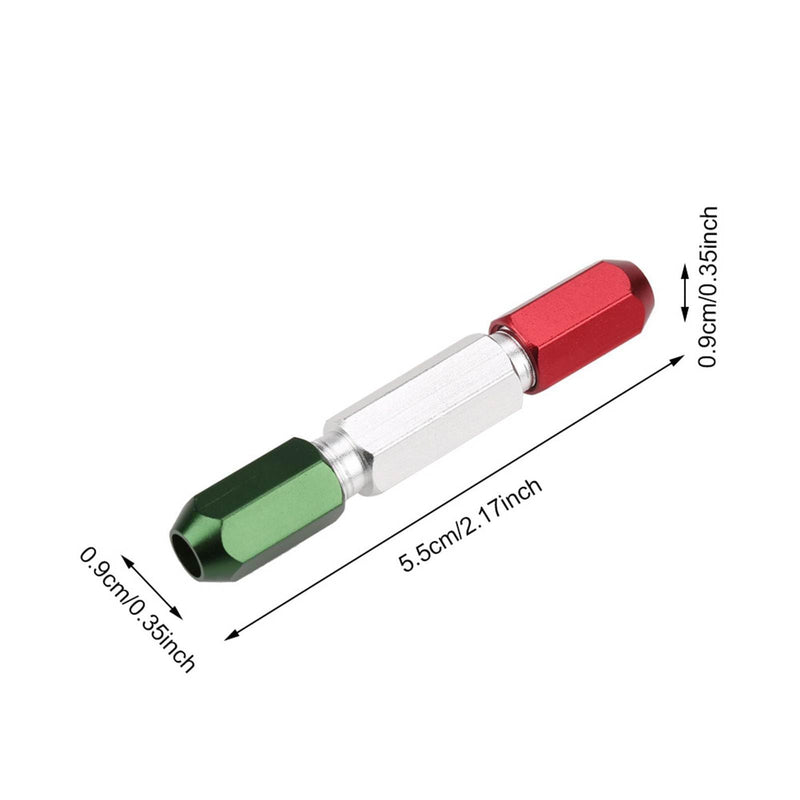 [Australia - AusPower] - Fafeicy 2PCS Aluminum Alloy Double End Pin Gage Handle Go No Go Plug Gage Handle 0.3‑16mm 