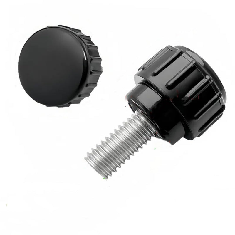[Australia - AusPower] - 20 Pcs M4 x 10 mm Threaded Knurled Thumbscrew, Monitor Screws Vesa Mount Screws Carbon Steel Clamping Knobs Grip Thumb Screw Mounting Thumb Screw 