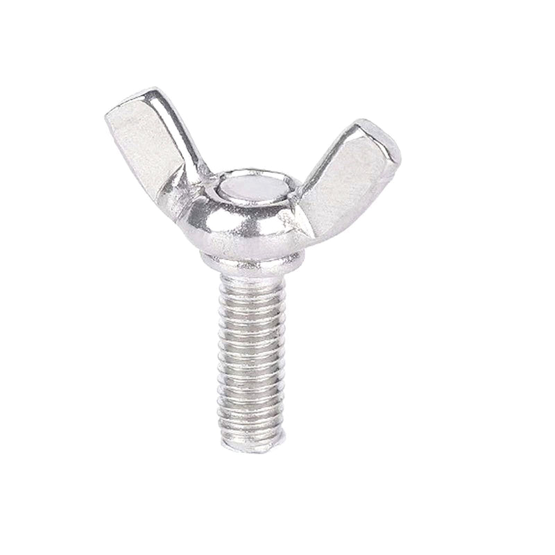[Australia - AusPower] - 20 Pcs M6 Carbon Steel Zinc Plating Wing Butterfly Screws Bolts,Wing Bolt,Machine Fastener,Thumb Hand Screws for Electronic Equipment (Galvanized M6-1.0 x 12mm) M6-1.0 x 12mm?20Pcs? 