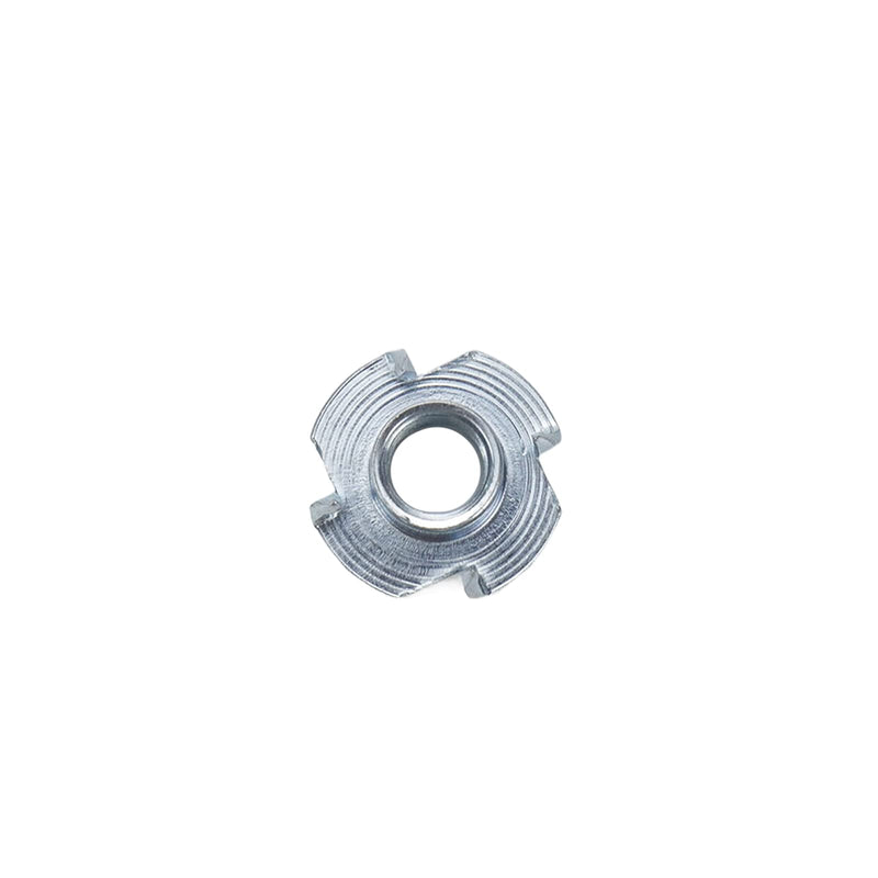 [Australia - AusPower] - M10 T Nuts 80Pcs Threaded Inserts T-Nuts, Zinc-Plated Steel 4 Pronged Tee Nut for Wood, Rock Climbing Holds Cabinetry M10(80Pcs) 