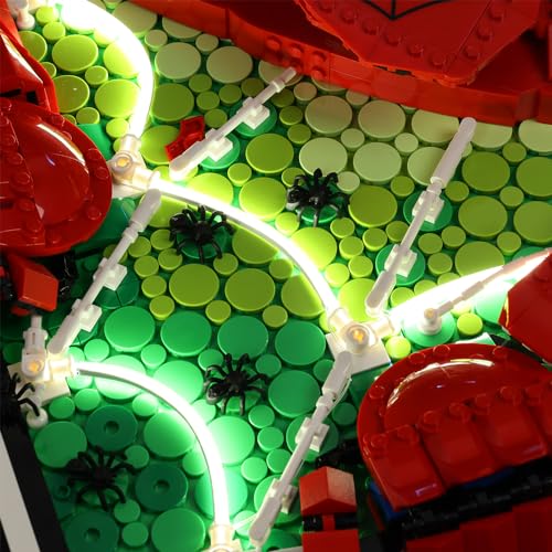 Kyglaring LED Light Compatible with Lego Art The Amazing Spider-Man Poster 31209 Building Blocks, LED Lighting Accessories for the Lego 3D Wall Picture Set Model Set 31209 (Not Included Model)