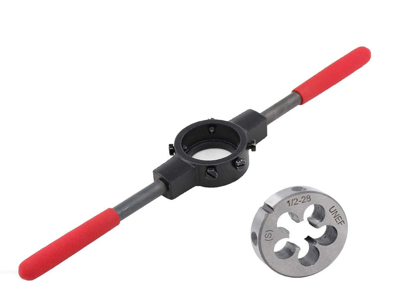 [Australia - AusPower] - MOTOKU 1/2"-28 Heavy Duty Die and Die Stock Handle Wrench Holder Combo 22LR 223 5.56 9mm 