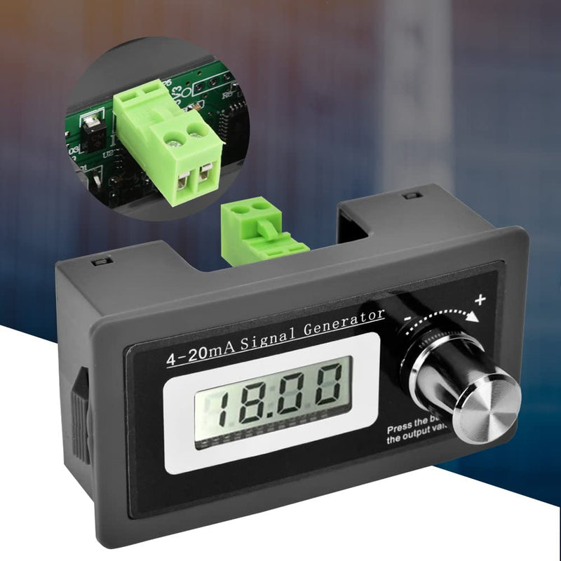 [Australia - AusPower] - Ouitble Signal Generator 4-20 MA High Accuracy Signal Generator Module LCD Two-Wire Portable Mini Converter Test Current Signal Converter 