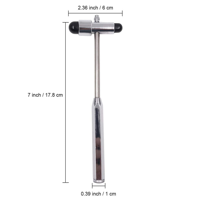 [Australia - AusPower] - FLYH Buck Neurological Hammer, Tromner Reflex Hammer with Needle and Brush, for Neurologic Reflex Diagnosis and Testing 