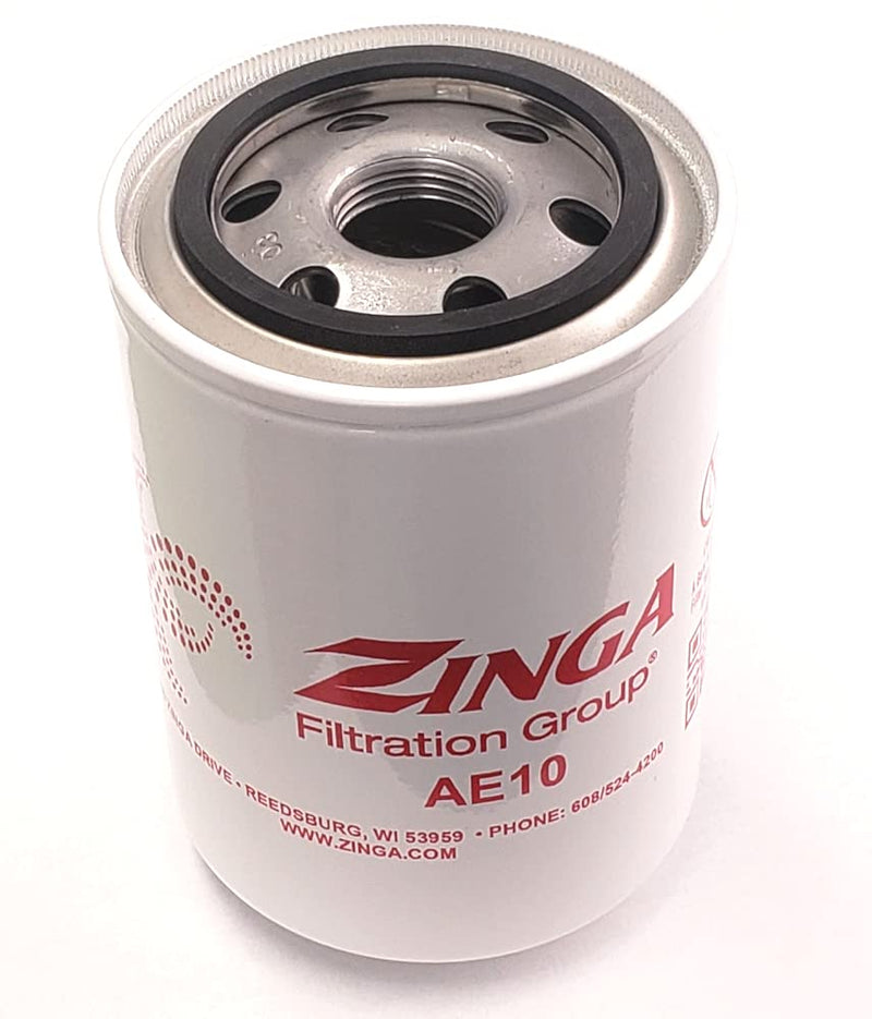 [Australia - AusPower] - ZA AE-10 - Zinga Spin on Filter 10 Micron 1'' - 12 Threads 3.8'' Diameter 5.8'' Tall. 