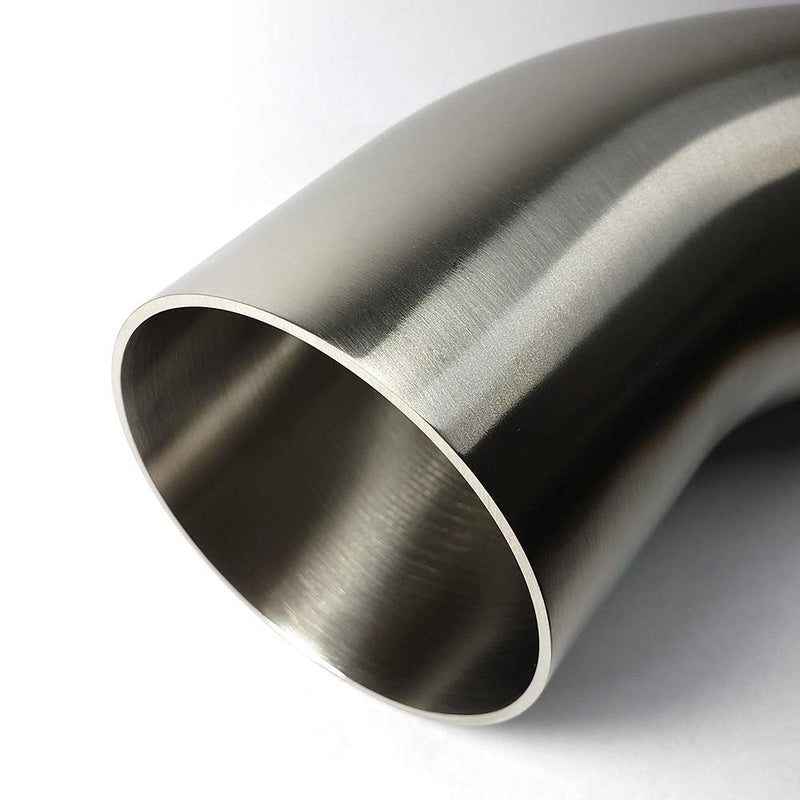 [Australia - AusPower] - Stainless 3" 90° Mandrel Bend Elbow - 1D/3" CLR Tight Radius - 16GA/.065" Wall - 2" Leg - SS304 - Stainless Bros 3 Inch 