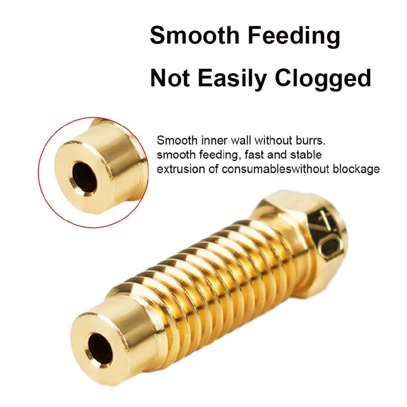 3D Printer Neptune 4 Plus/Neptune 4 Max Nozzles Kit Extruder Hotend - Included 5pcs 0.4mm+1pc 0.6mm+1pc 0.8mm+1pc 1.0mm Brass Nozzles, 2pcs 0.4mm Hardened Steel Nozzles For Neptune 4 Plus