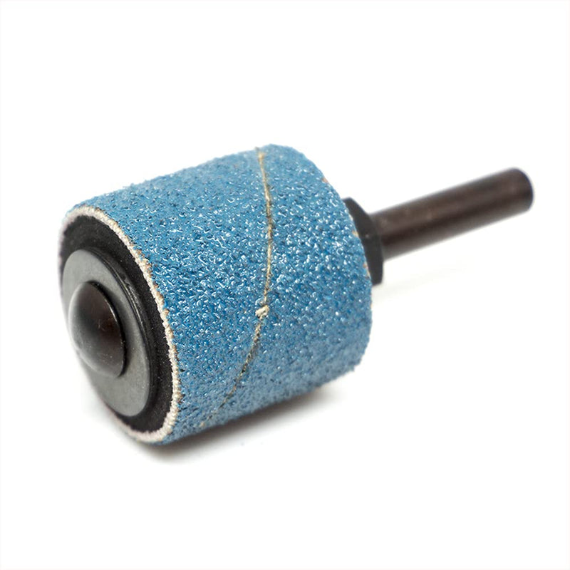 [Australia - AusPower] - Benchmark Abrasives 1" x 1" Rubber Expanding Drum for Spiral Band with 1/4" Mandrel for Sanding Smoothing Shaping Polishing Groove Fiberglass Hard Wood 1" x 1" 