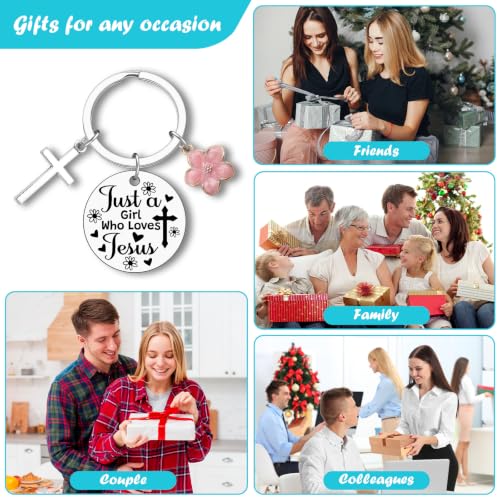 Bible Verse Keyring Inspirational Christian Gifts for Women Girls Daughter