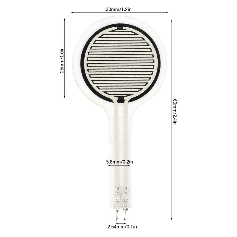 [Australia - AusPower] - Pressure Sensor, MD30-60 Thin Film Pressure Sensor, Force Sensor 0~30KG Diameter 30mm 