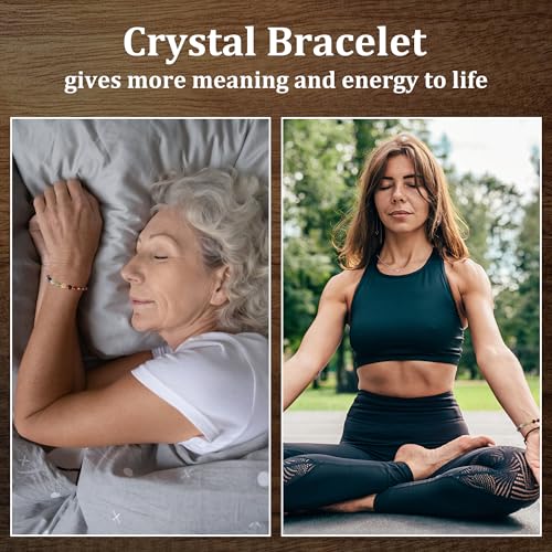 7 Chakra Bracelets for Women Yoga Meditation Crystal Bracelet Gifts 7 Chakra