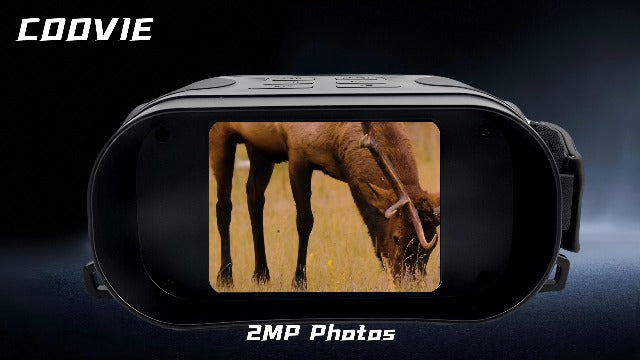 Night Vision Goggles - 4K Night Vision Binoculars for Adults mit 32GB TFT Card 2700FT IR/2000mAh, 2.8'' HD Screen, 7 Gear Infrared and 10X Digital Zoom for Outdoor Enthusiasts and Animal Watchers