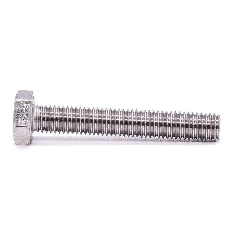 [Australia - AusPower] - 1/4-20 x 2-1/4" Hex Head Bolts Screws, 304 Stainless Steel 18-8, Fully Threaded, Hexagon Head Cap Bolts Screws, Coarse Thread UNC, 10 PCS 1/4-20 x 2-1/4" 