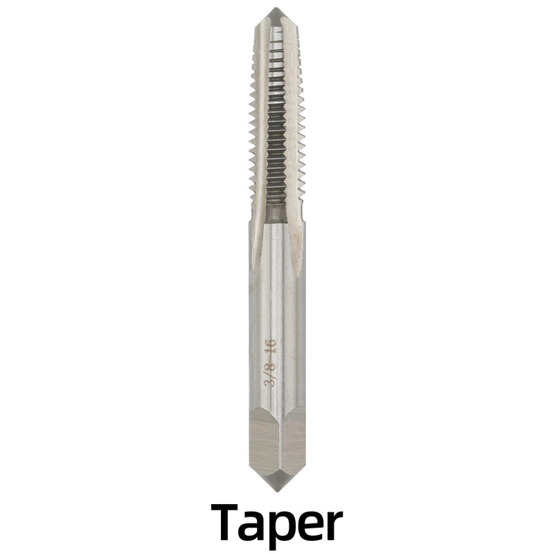 [Australia - AusPower] - 3/8-16 Hand Tap, Right Hand 3/8 x 16 Threading Hand Tap 1Pair 3/8"-16 