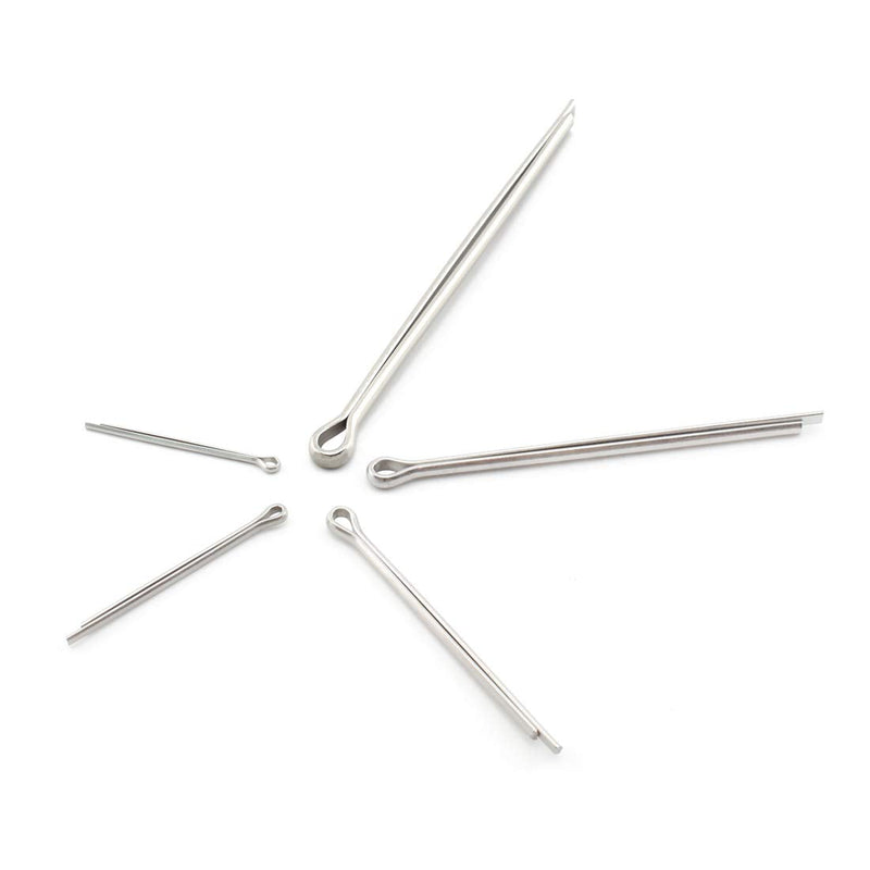 [Australia - AusPower] - Cotter Pin Assortment Kit, SDTC Tech 20 PCS 304 Stainless Steel Pin Clips Fastener - 5 Sizes 20 cotter pins 