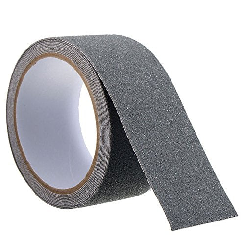 2" x 16' Roll Rubberized Anti Slip Safety Tape Non Skid Stair Step Grip Boat (Grey) 2" x 16' grey