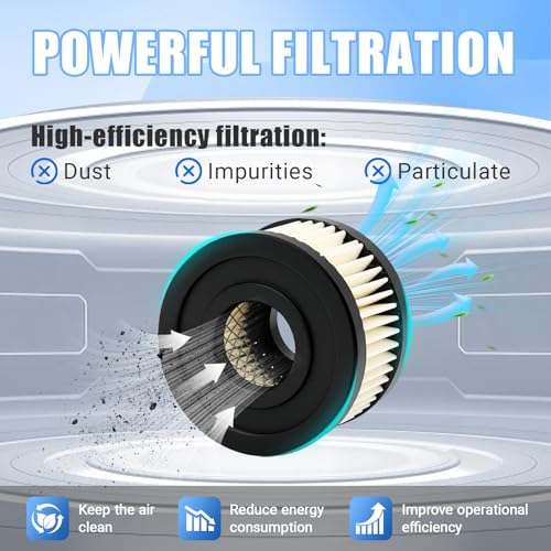 Totuhuid 2-piece air compressor filter element replacement filters for compressor maintenance