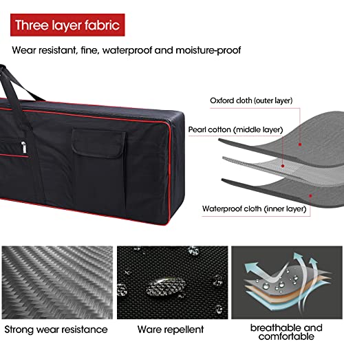 88 Keyboard Case Red and 61 Keyboard Carring Bag