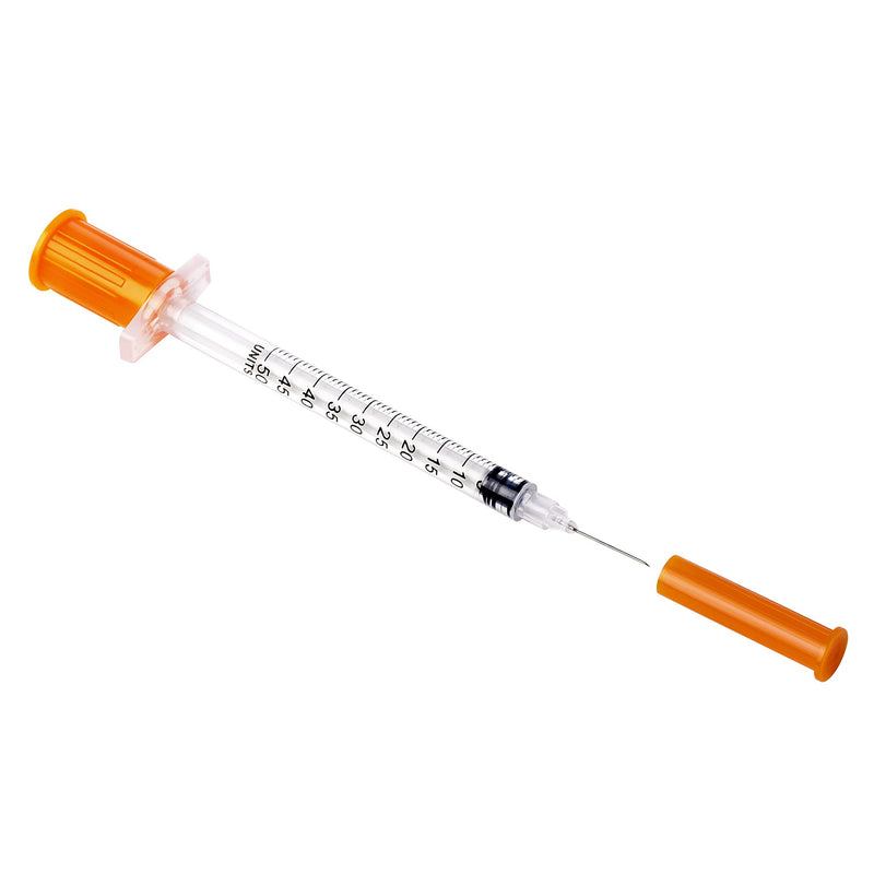 [Australia - AusPower] - 1/2ml/cc 29G Syringe 1/2" (12.7mm) needle, Disposable Individual Package Pack of 20 1/2ml 29G 1/2in 