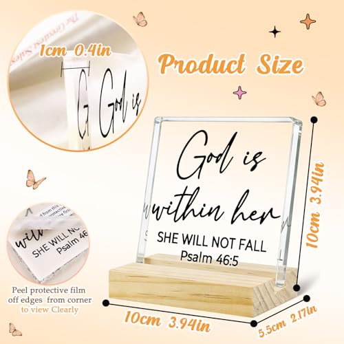 Christian Home Decor Christian Gifts for Women Religious Gift Acrylic black