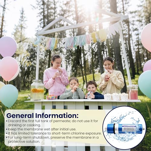 Reverse Osmosis 3012-400G Membrane Water Filter Cartridges Replacement 400 GPD RO Membrane Water Filter System 3012-400 Gpd