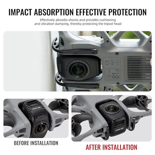 Gimbal Bumper for DJI Avata 360 Drone PTZ Protective Bar Gimbal Lens Guard Anti-Collision Gimbal Camera Protector Aluminum Alloy Avata360 Safety Bumper Accessories