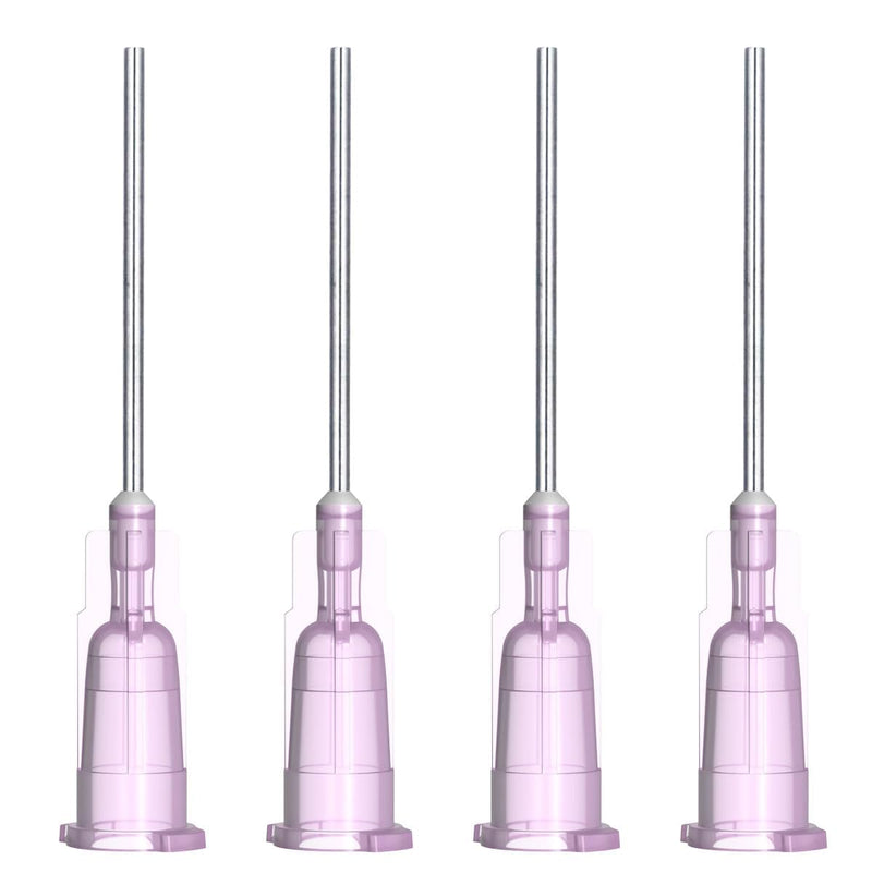 [Australia - AusPower] - 18 Gauge 1 inch Needle (100Pack) Luer Lock Industrial Dispensing Accessories, Individual Package 18G-1 IN 25mm 