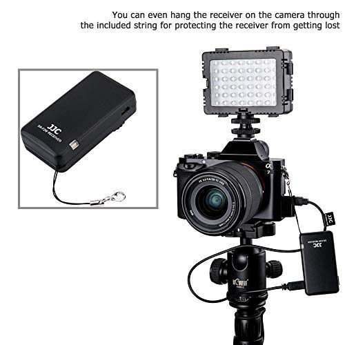 JJC RMT-VP1K Wireless Remote Control for Sony FDR-AX53 AX43 AX700 HDR-CX405 Multi Terminal, Wireless