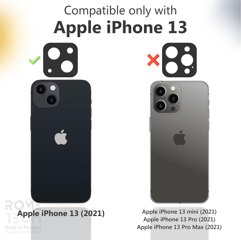 [Australia - AusPower] - Rome Tech Holster Case with Belt Clip for Apple iPhone 13 6.1" (2021) - Slim Heavy Duty Shell Holster Combo - Rugged Phone Cover with Kickstand Compatible with iPhone 13 - Black 