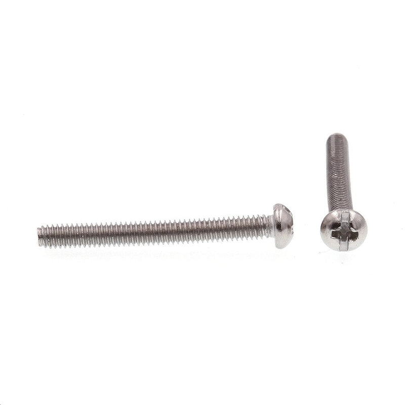 Prime-Line 9003797 Machine Screw, Round Head, Slotted/Phillips Combo, #8-32 X 1-1/2 in, Grade 18-8 Stainless Steel, Pack of 25 25 Pack