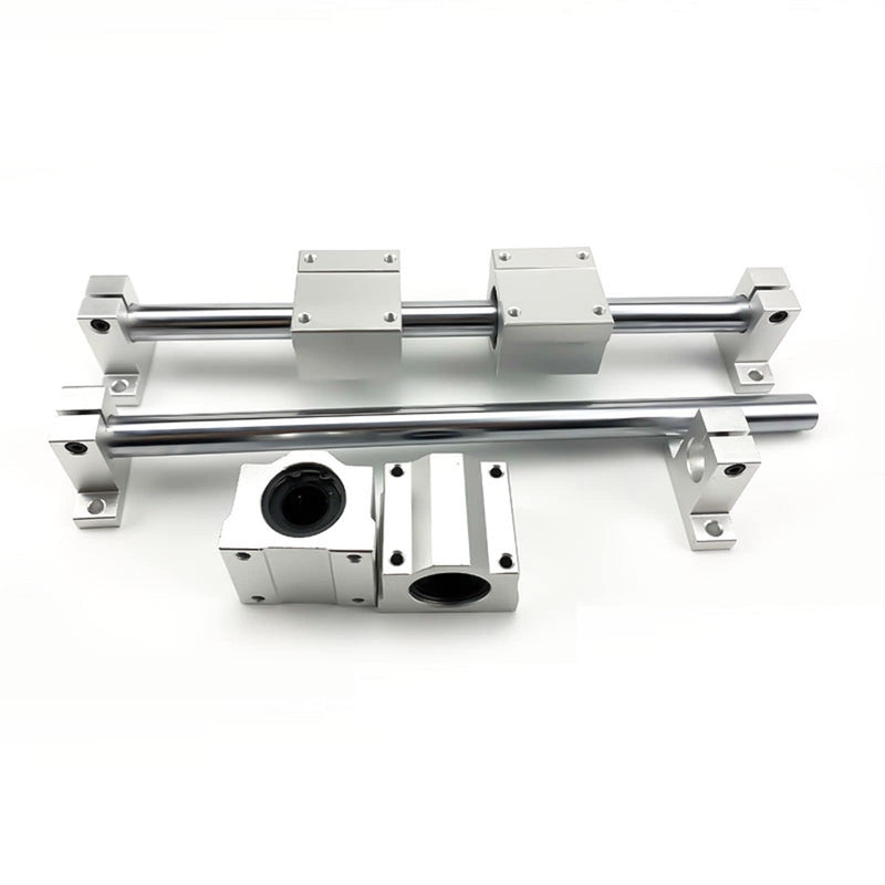 [Australia - AusPower] - 2PCs SCS20UU Aluminum Linear Motion Ball Bearing Box Bushing 50mm Long Linear Roller Bearing Slide Block for CNC 3D Printer Accessories 2Pcs x SCS20UU SCS20UU, ID: 20mm / 0.79 inch, L: 50mm / 1.97 inch 