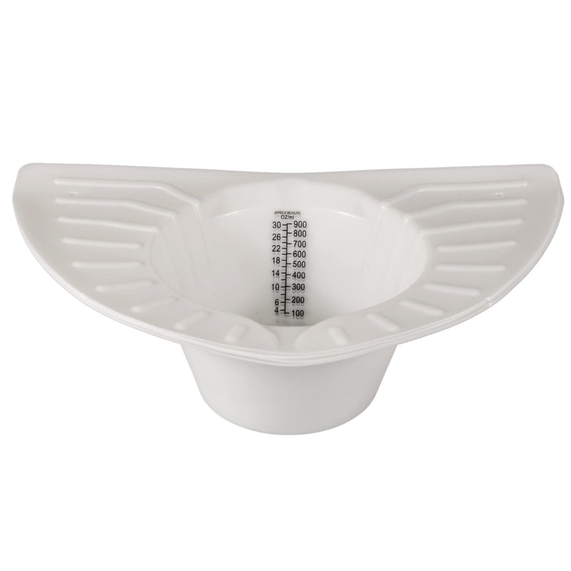 [Australia - AusPower] - Graduated Specimen Collector Pans [Pack of 5] Toilet Nursing Hat for Urine, Vomit & Stool Collection Fits Over Toilets and Commodes - 30 oz for Women and Elderly (5) 