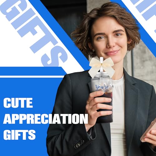 Skylety 24 Pcs Blue Employee Appreciation Gifts Bulk Thank You Cups