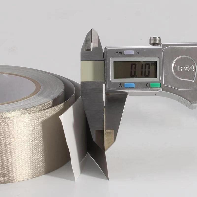 MWRF Source Conductive Cloth Fabric Adhesive Faraday Tape (2.4-inch x 65ft); EMI Grounding; RFID Signal Attenuation; Radio Frequency Signal Attenuation; Guitar Interference Shielding 2.4-inch x 65ft