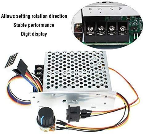 [Australia - AusPower] - PWM DC10-55V 12V 24V 36V 48V 60A PWM DC Motor Speed Controller Reversible Switch Set DC Brush Motor Tools Accessories Supplies PWM 40A 