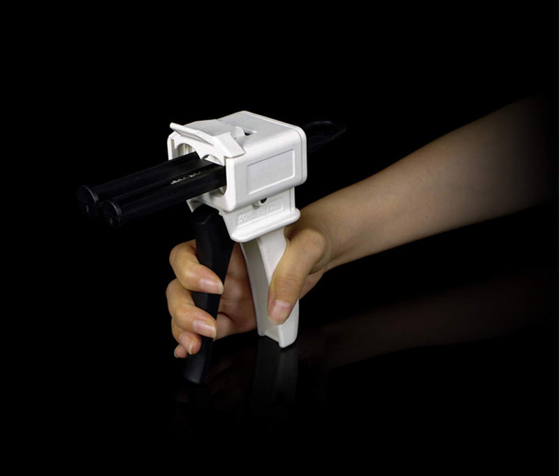 [Australia - AusPower] - SDent® Dental Two Components Manual Silicone Glue Gun Dental Silicon Injection Dispenser Gun Dental Silicone Impression Material Light Body Dispenser Gun for 50ml 1:1/2:1 type3 