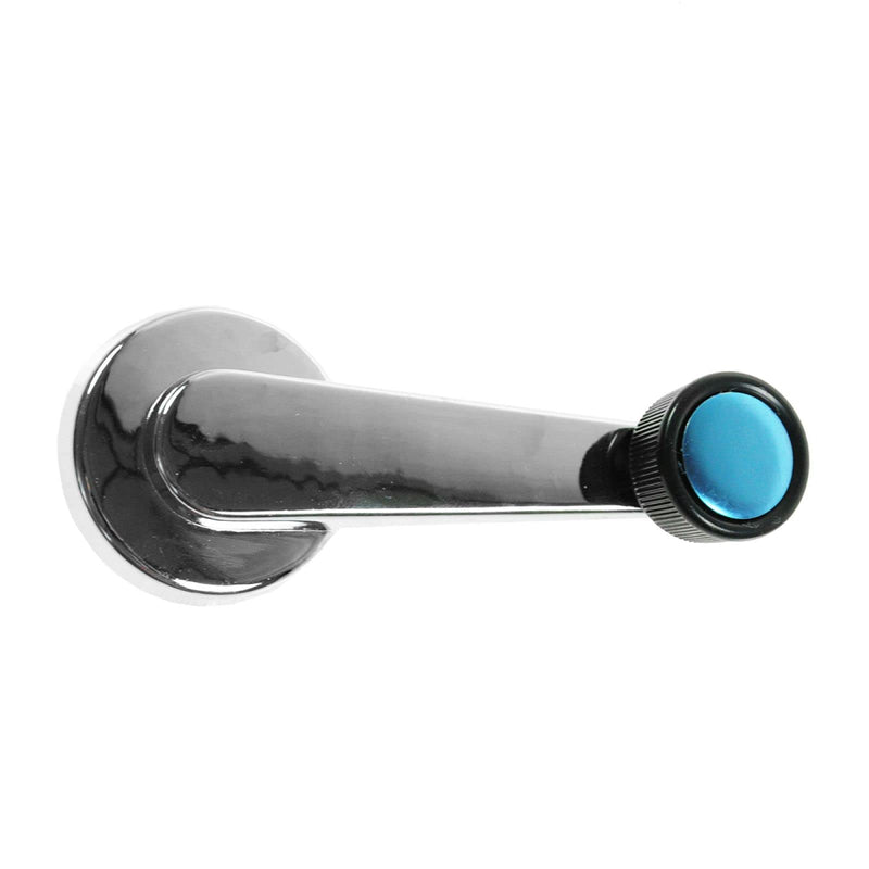 [Australia - AusPower] - TRQ Chrome & Black Window Roll Up Crank Handle Set Compatible with Chevy Pickup Truck C/K 