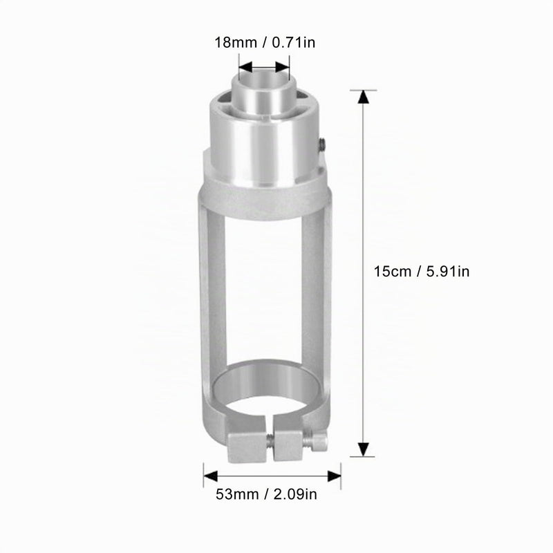 Ejoyous Square Drill Adapter, Square Holes Drill Adapter Holder Square Drill Stand for 38 mm - 43 mm Bench Drill Hand Drill Precise Drilling
