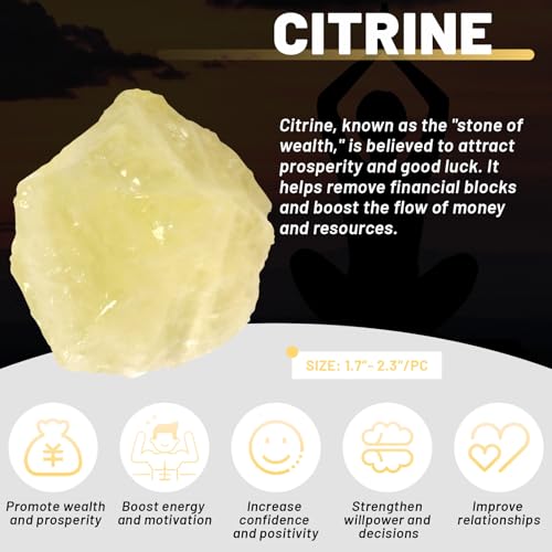 Natural Rough Citrine with Clear Quartz Raw Crystals Citrine&clear Quartz