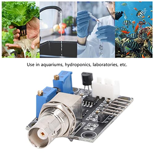 [Australia - AusPower] - Garosa PH 0‑14 Value Detect Sensor Module Electrode Probe PH Value Sensor Module Digital Probe Monitor Kit for Aquariums Hydroponics Laboratories Stick Electrodes 