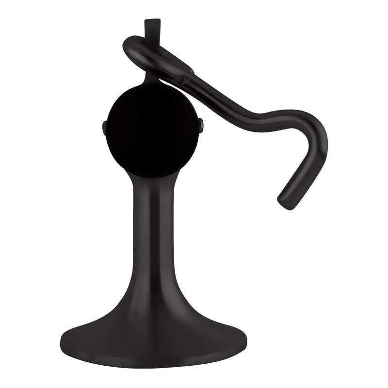 C.R. LAURENCE DL2521DU CRL Dark Bronze Floor Mounted Heavy-Duty Door Stop with Hook and Holder