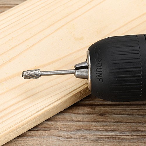 APlus Rasp Drill Bit Set for Wood Working, Burr Set, End Mill, Diamond Grinder, Rotary, File Bit, Tungsten HSS cutter set, 20 pieces