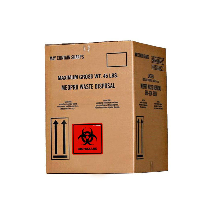Biohazard Stickers- 5.5" x 5.5" Biohazard Labels (Pack of 10) - UV Coated Label- Biohazard Warning Sign for Labs, Hospitals and Industrial Use Universal Biohazard Symbol by Ignixia (30) 30