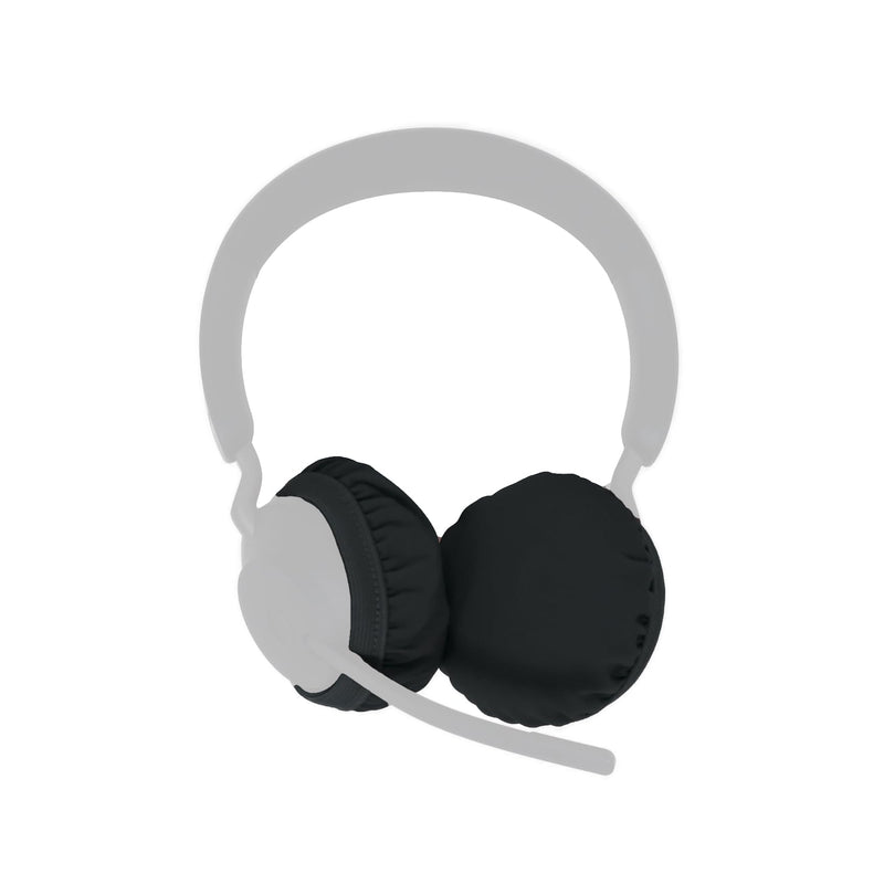RadiArmor RF Blocking Headset Covers – Shielding for On-Ear Wireless Headsets, Headphones – Reduces RF Exposure Between 90-98% – Fits Most On-Ear Headsets (Black, Medium) Black