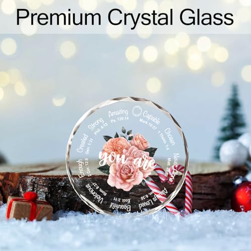 Christian Christmas Ornaments, Christian Religious Gifts for Women, Inspirational Gifts for Women, Friend, Sister, Mom, 3inch Keepsake Religious Ornament You Are